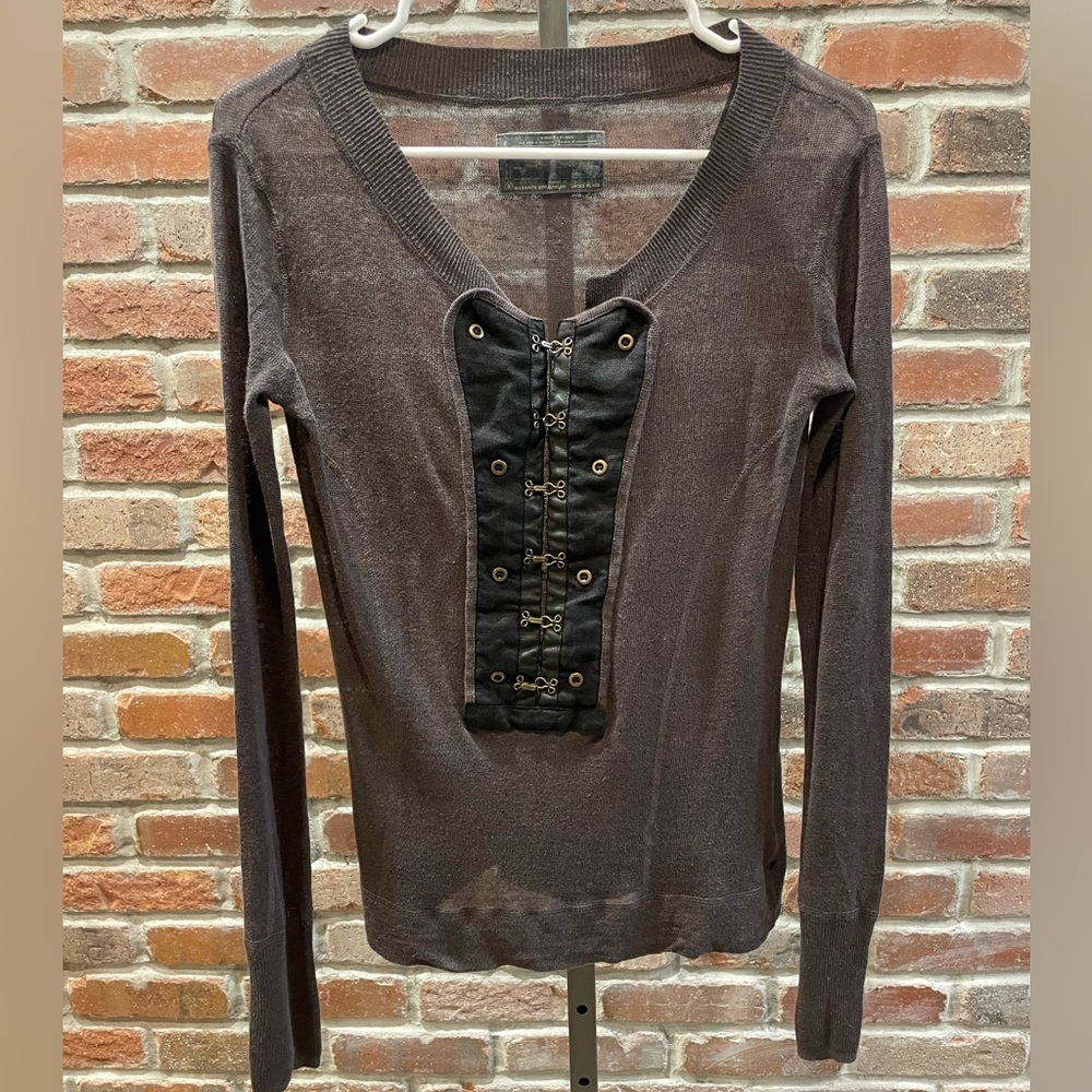 All Saints clasped sweater